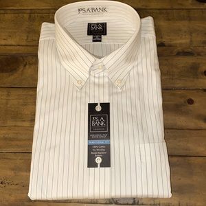 NWT long sleeve stripe dress shirt